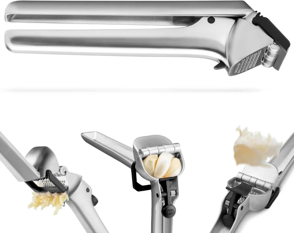 Dreamfarm Garject Garlic Press with Peel Eject