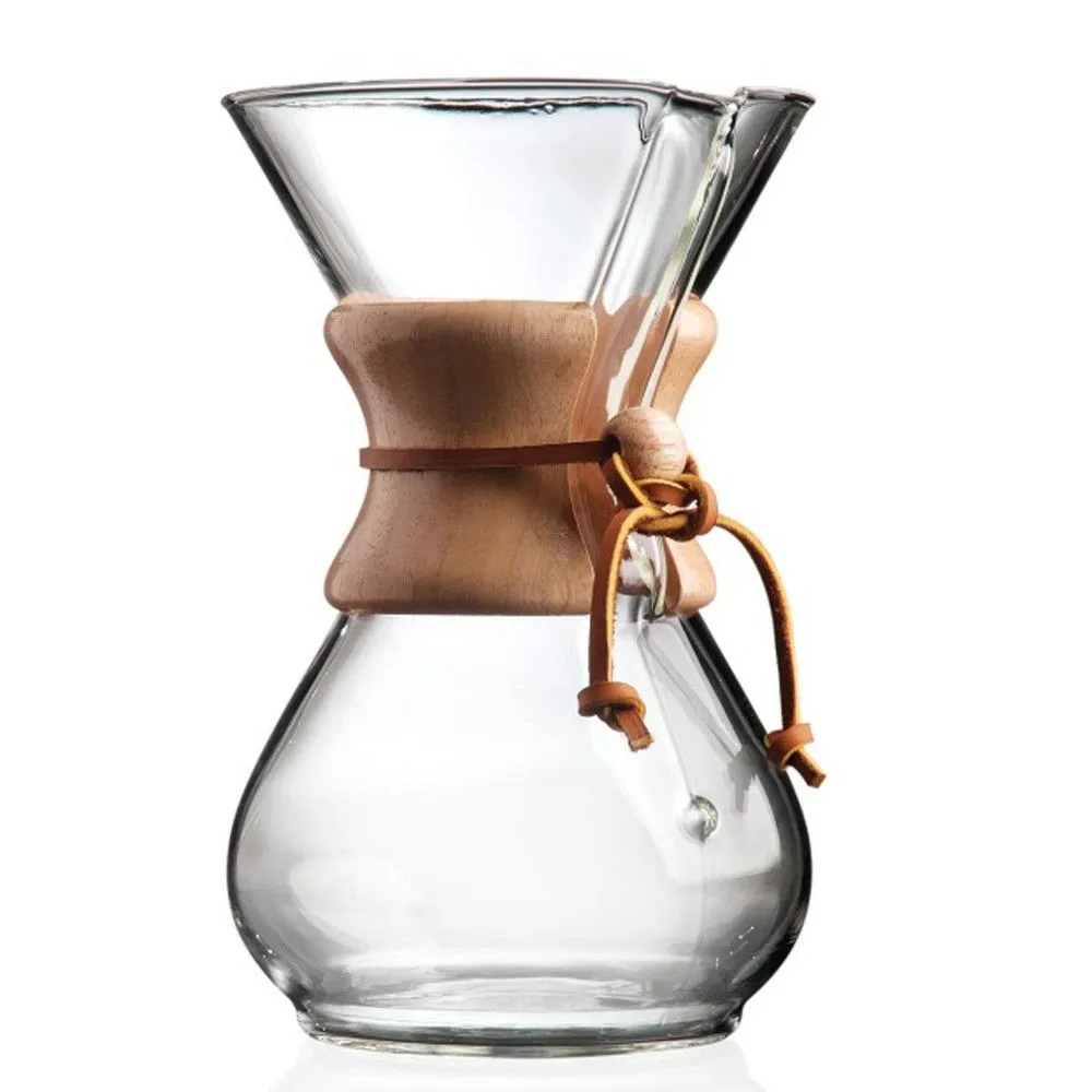 Chemex Pour-Over 8-Cup Glass Coffeemaker